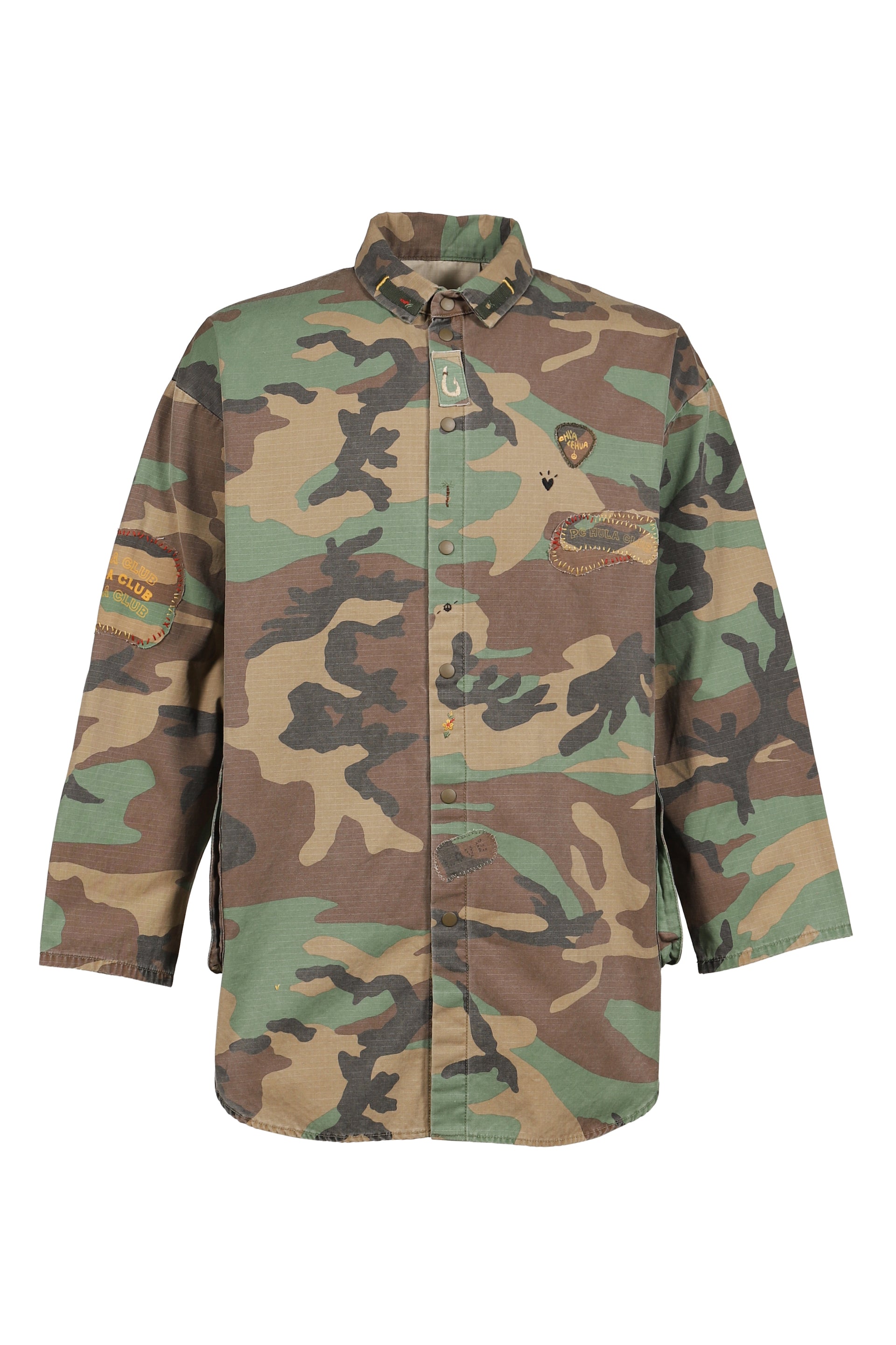 ALOHA CAMOUFLAGE SHIRT JACKET / CAMO
