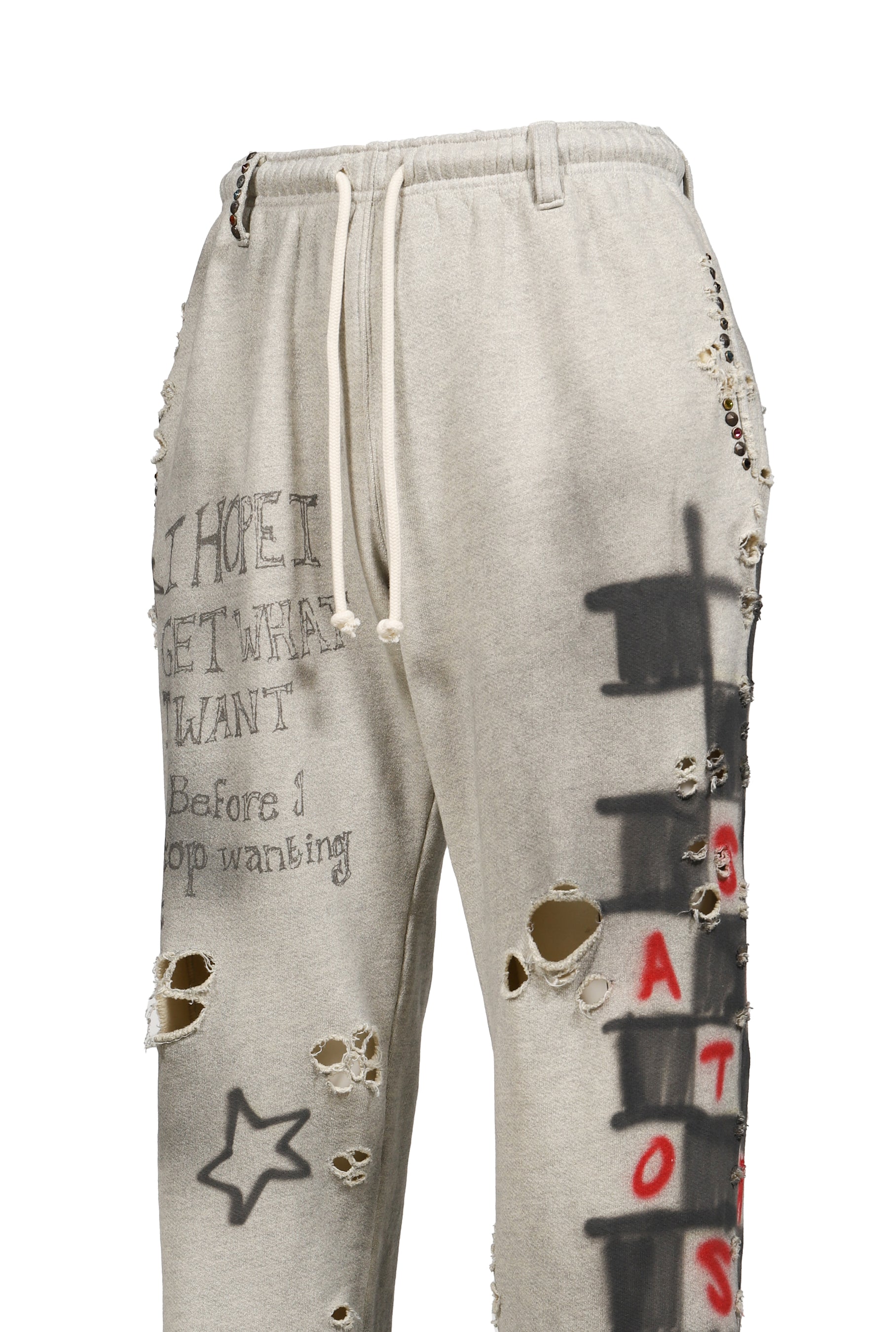 SATOSHI NAKAMOTO サトシ ナカモト SS26 GET WHAT I WANT SWEATPANT
