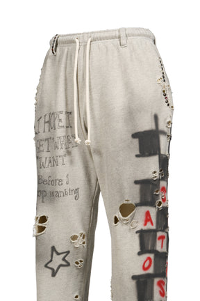 SATOSHI NAKAMOTO サトシ ナカモト SS26 GET WHAT I WANT SWEATPANT
