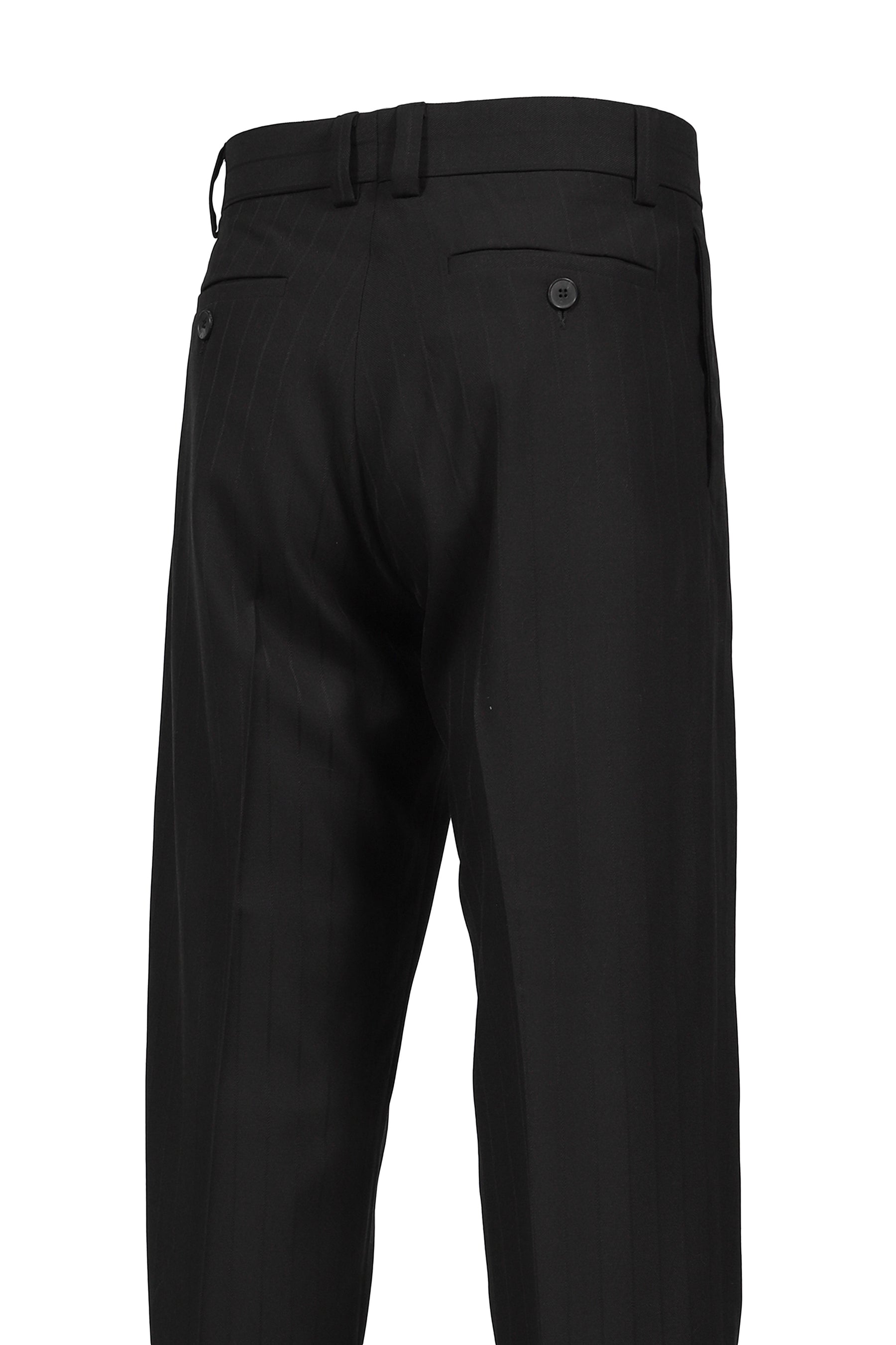 HENRI’S EVERYDAY TROUSER / BLK BLK STRIPE