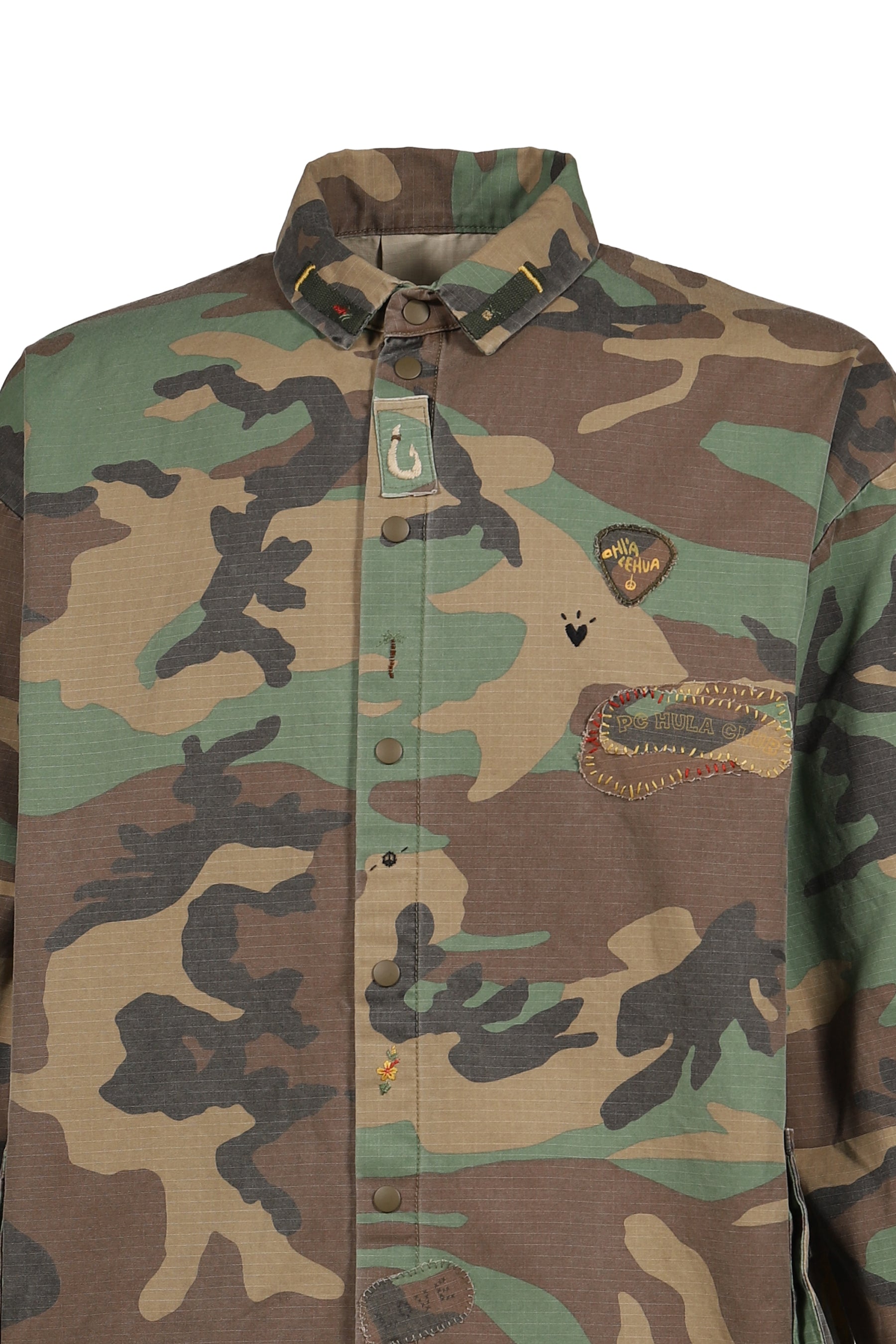 ALOHA CAMOUFLAGE SHIRT JACKET / CAMO