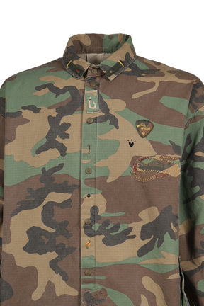 ALOHA CAMOUFLAGE SHIRT JACKET / CAMO