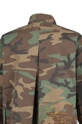 ALOHA CAMOUFLAGE SHIRT JACKET / CAMO