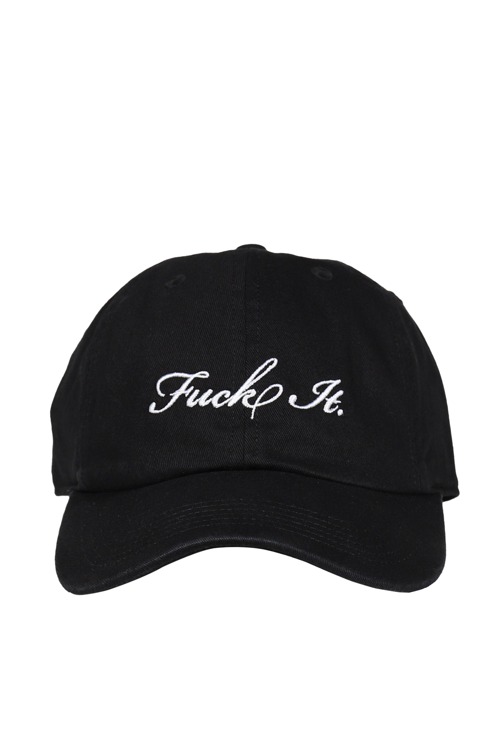 FUCK IT BLACK BASEBALL CAP / BLK
