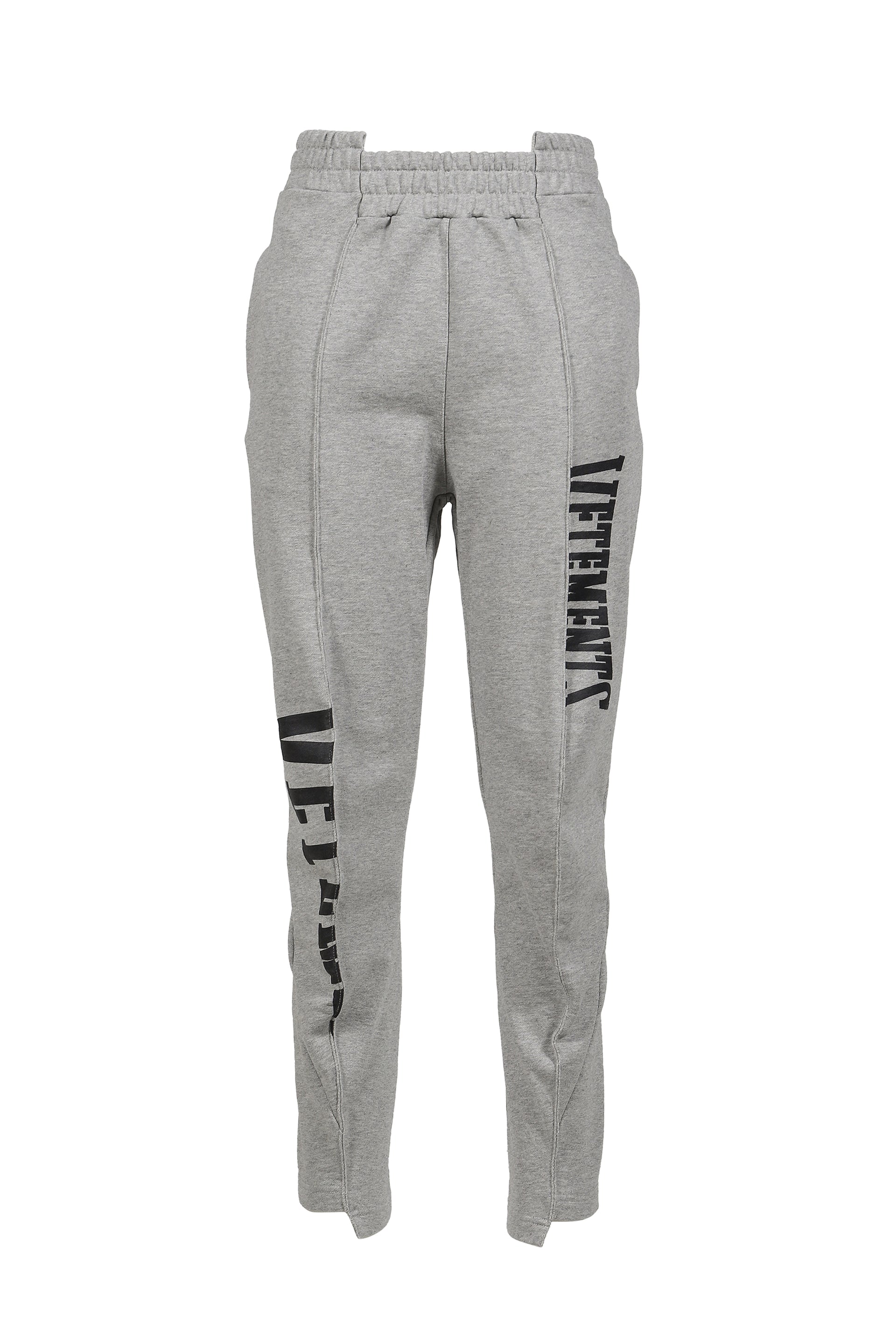 CUT-UP LOGO SWEATPANTS / GRY MELANGE