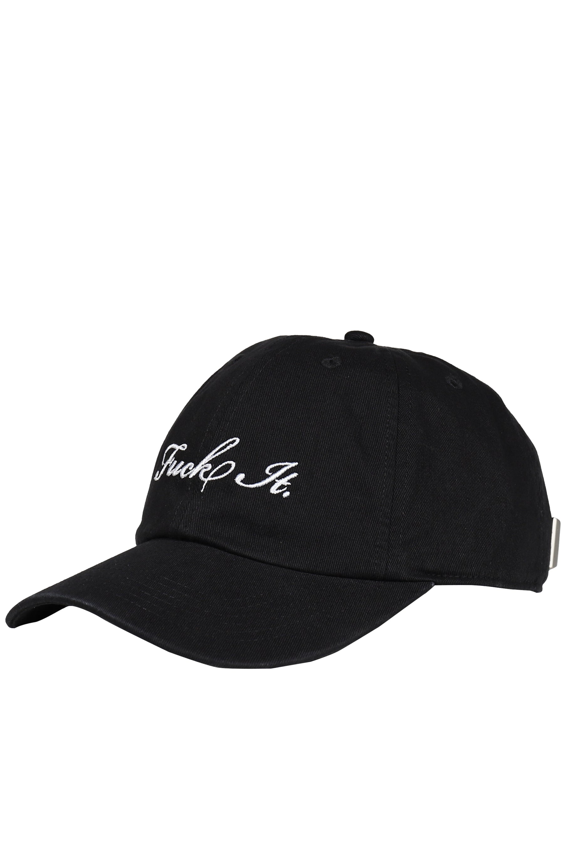 FUCK IT BLACK BASEBALL CAP / BLK