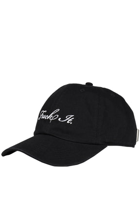 FUCK IT BLACK BASEBALL CAP / BLK