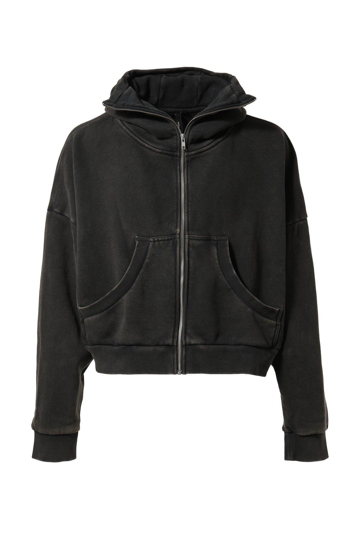 FULL ZIP / WASHED BLK