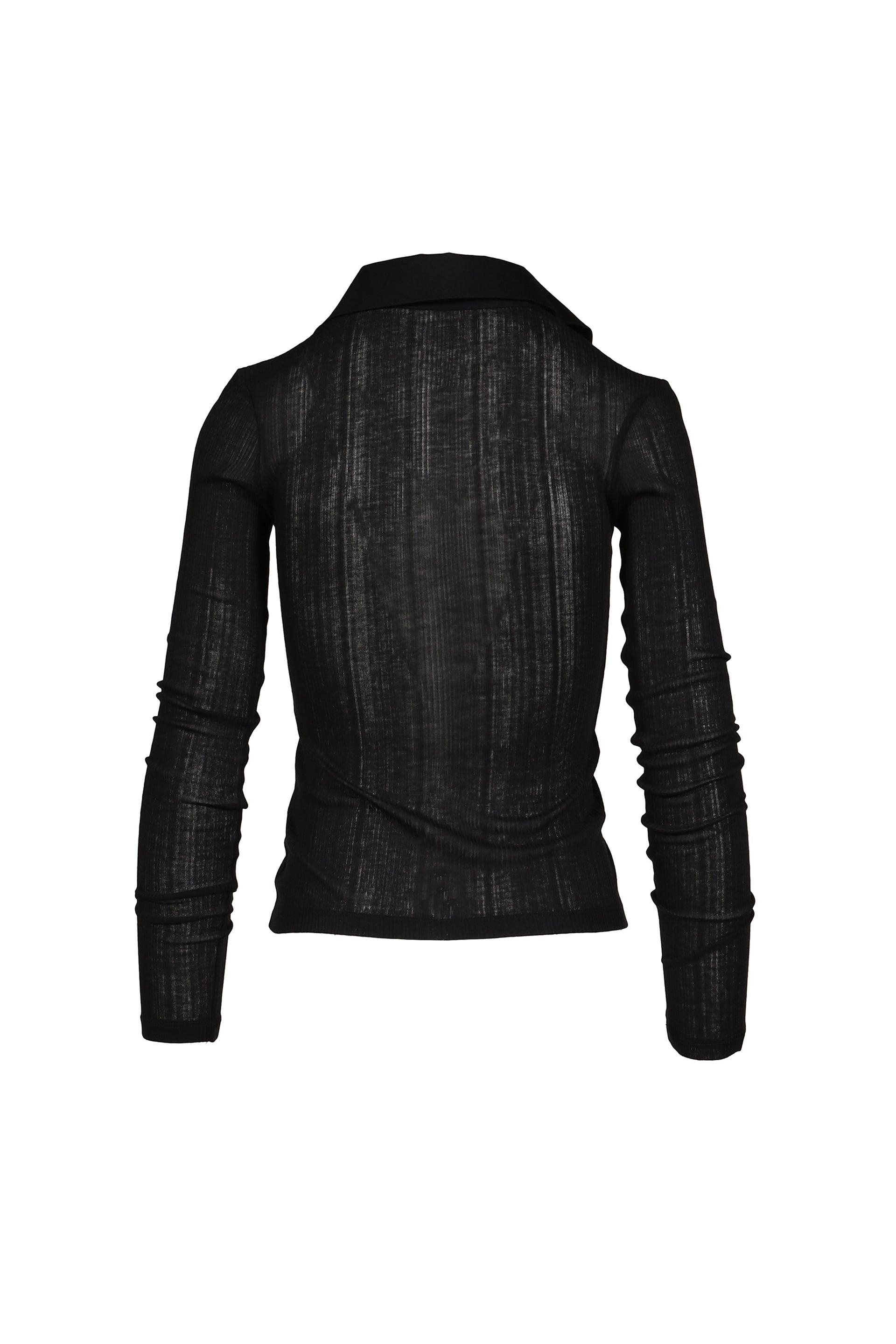TENCEL COLLAR SHIRT / BLK