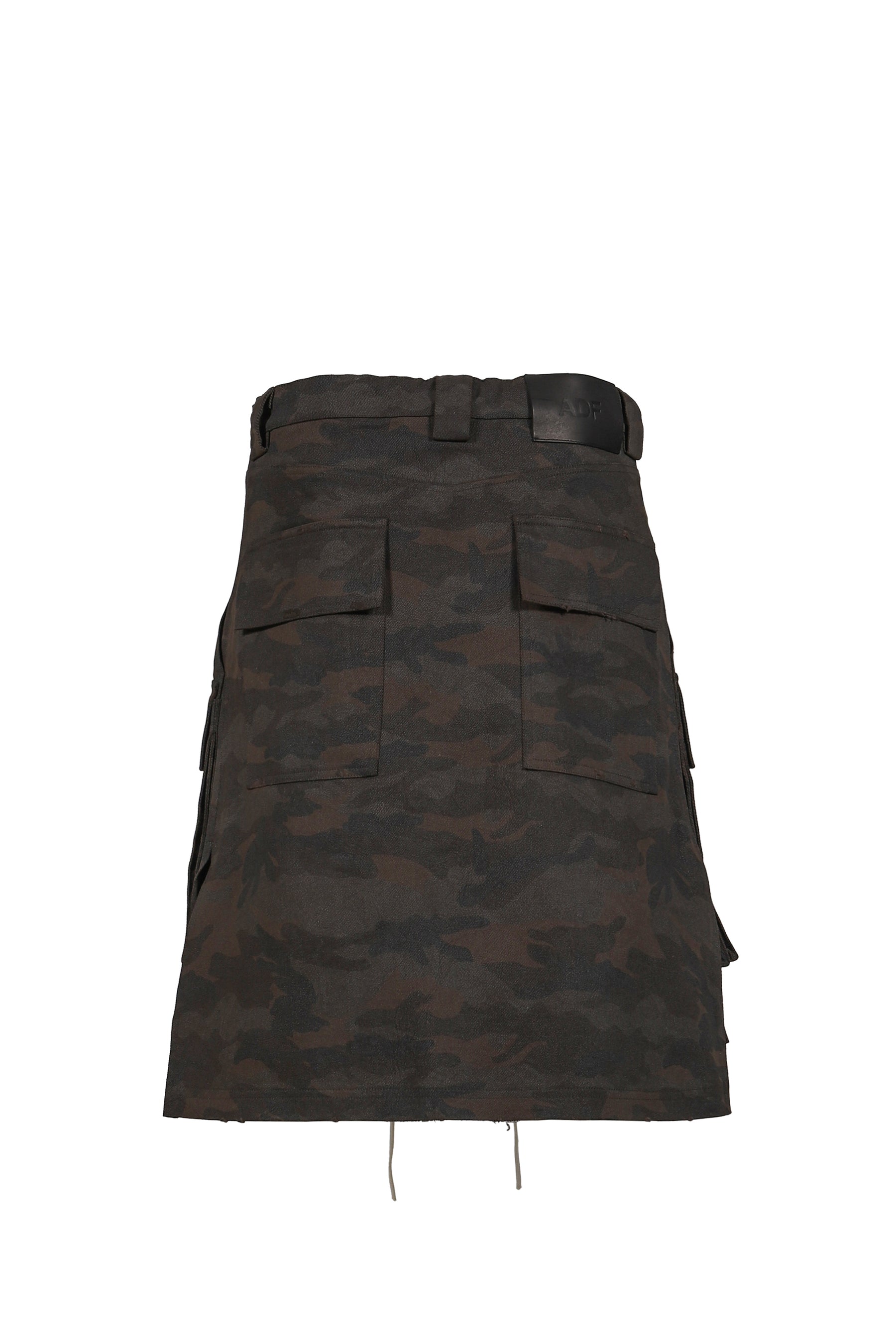 NIGHT CAMO CARGO SKIRT / D.CAMO