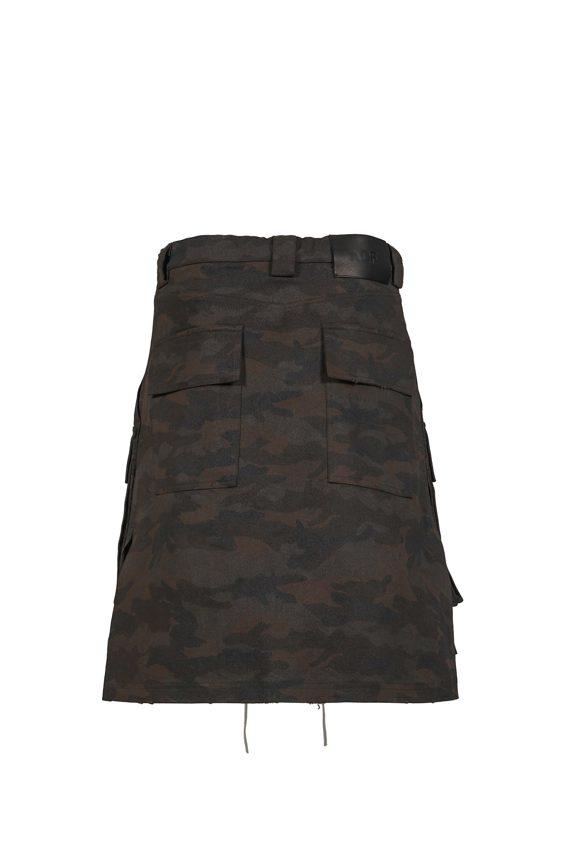 NIGHT CAMO CARGO SKIRT / D.CAMO