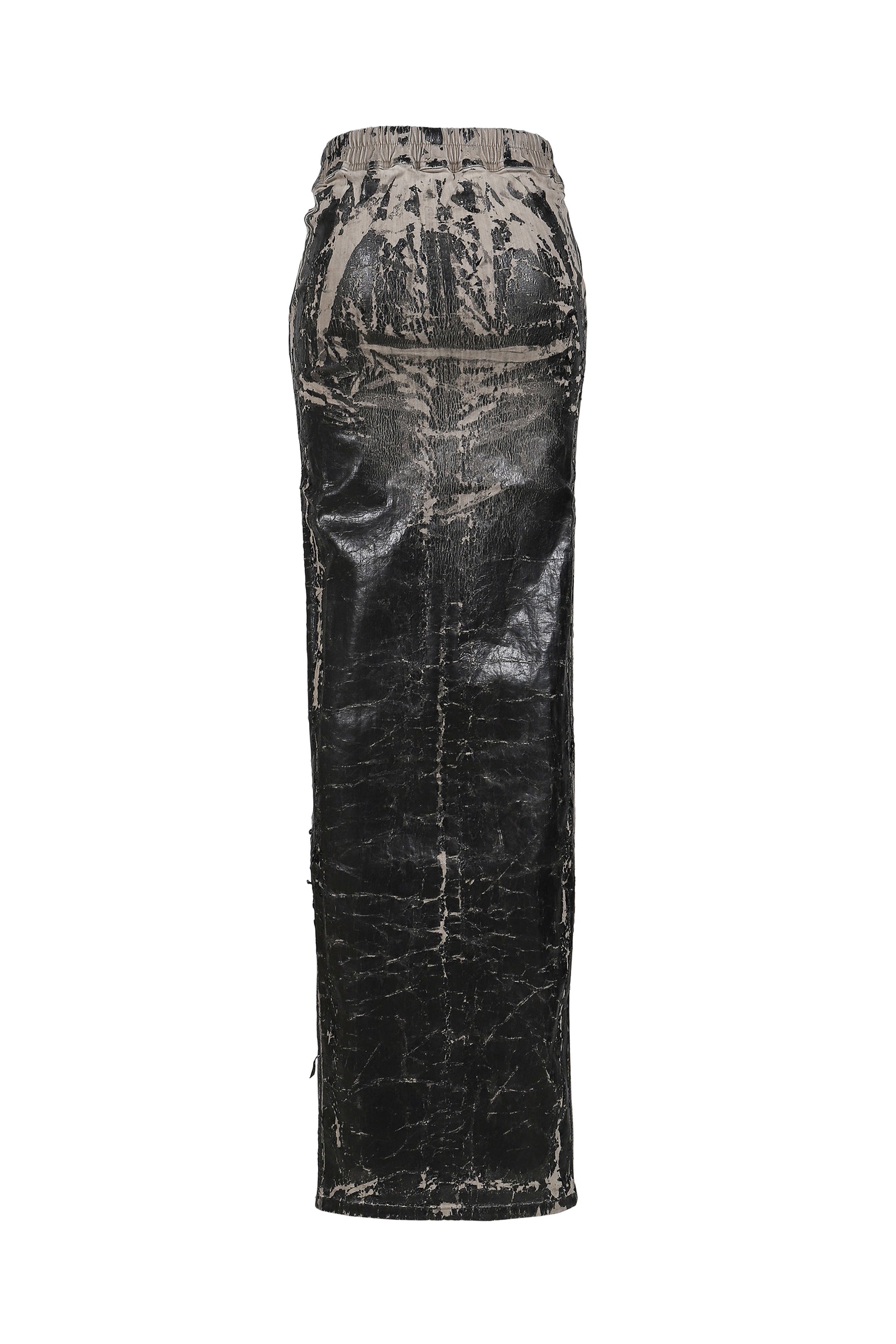 PHLEG PILLAR SKIRT / BLK WASHED FOIL 