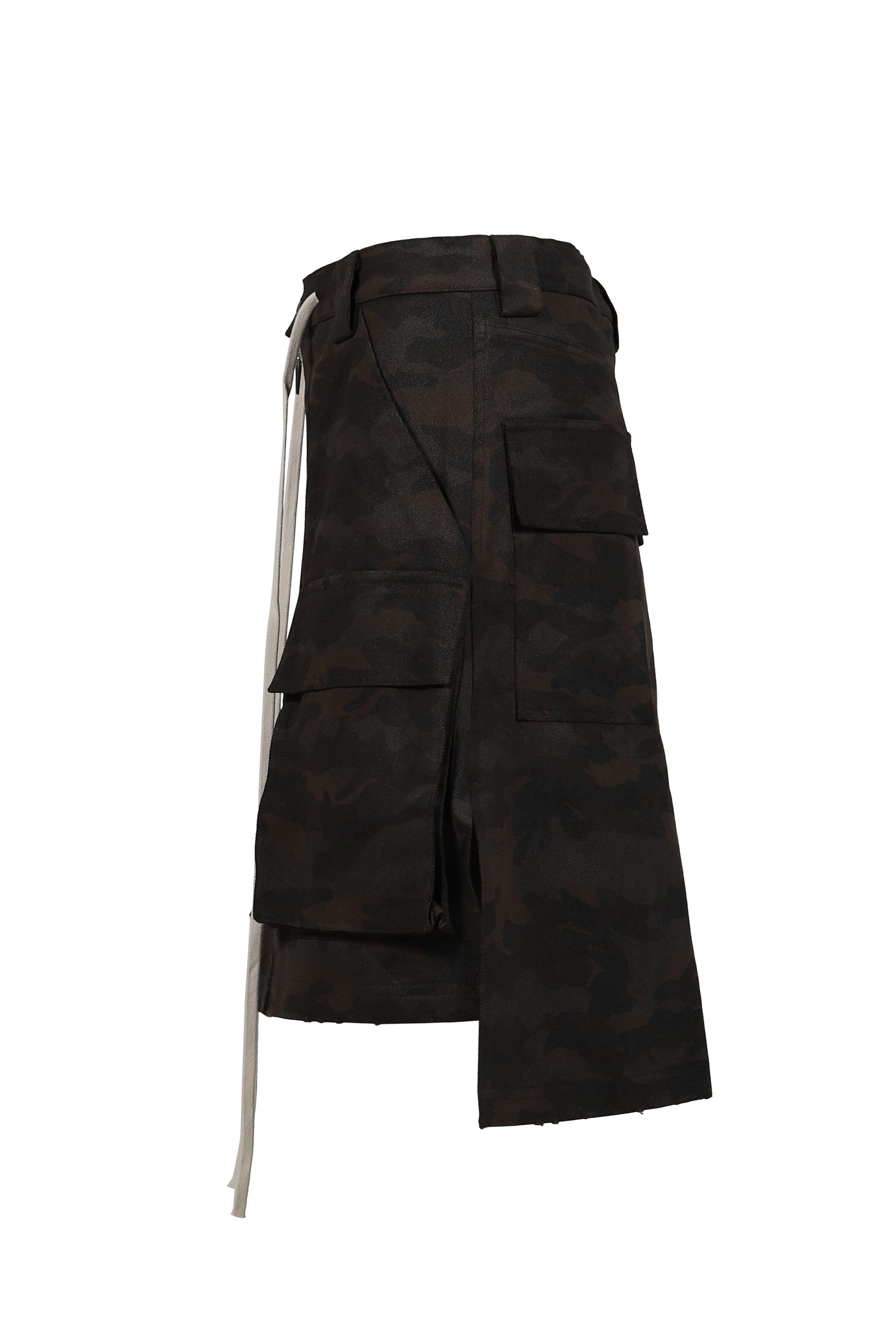 NIGHT CAMO CARGO SKIRT / D.CAMO