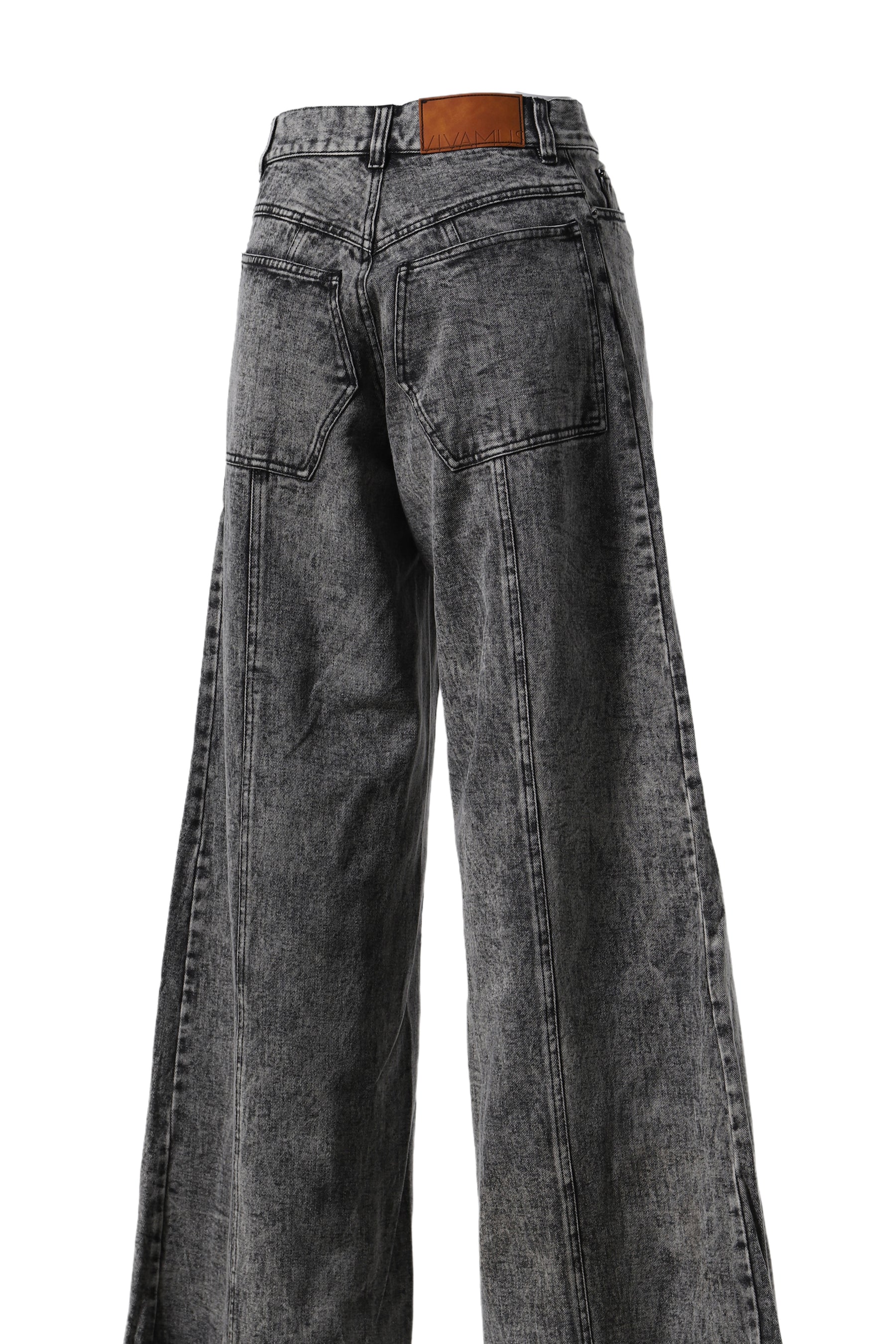 DAMAGE DENIM BAGGY PANTS