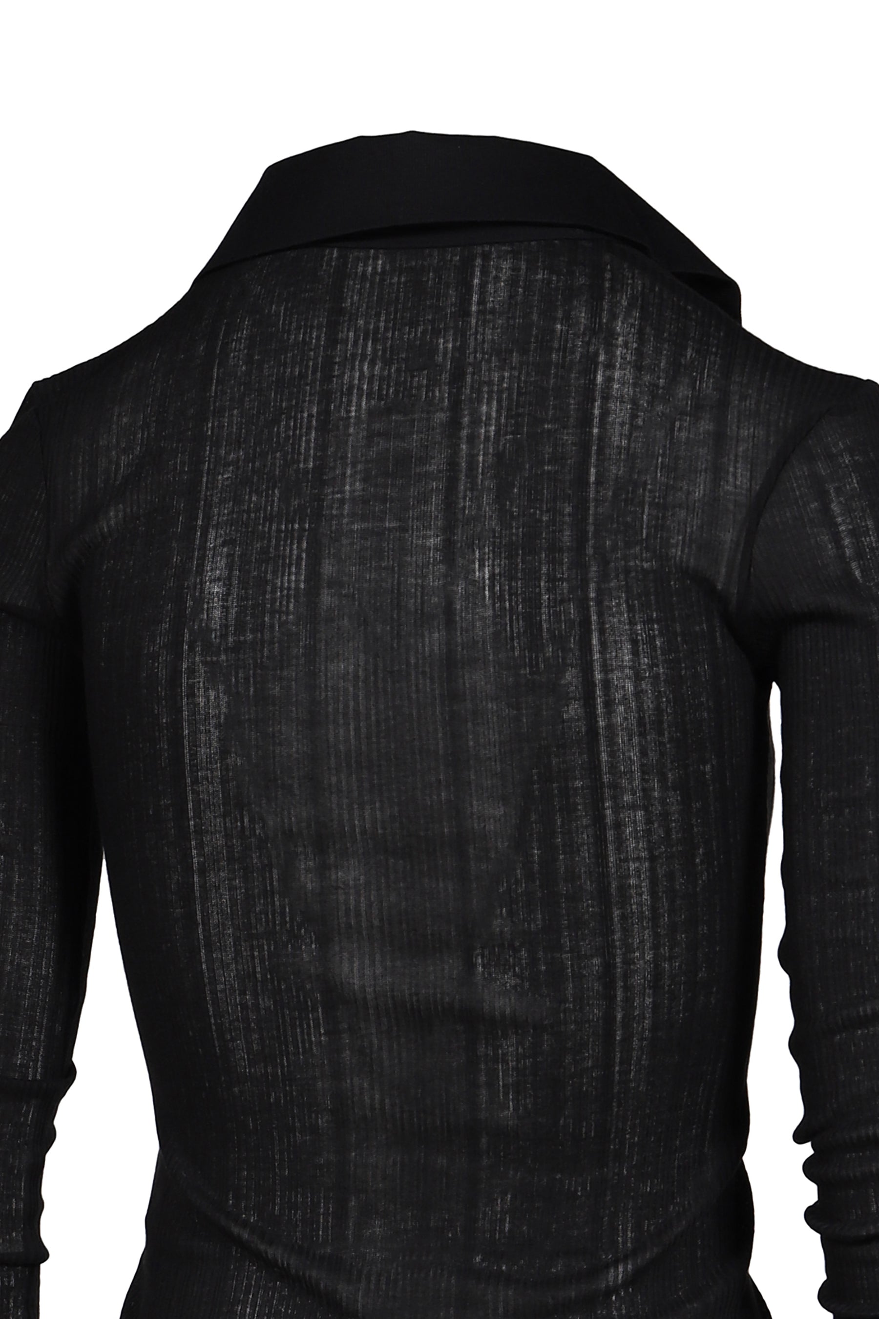 TENCEL COLLAR SHIRT / BLK