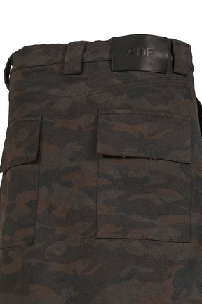 NIGHT CAMO CARGO SKIRT / D.CAMO