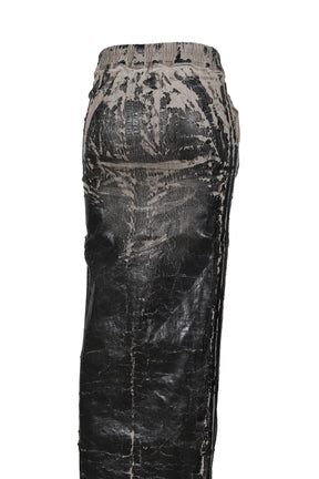 PHLEG PILLAR SKIRT / BLK WASHED FOIL 