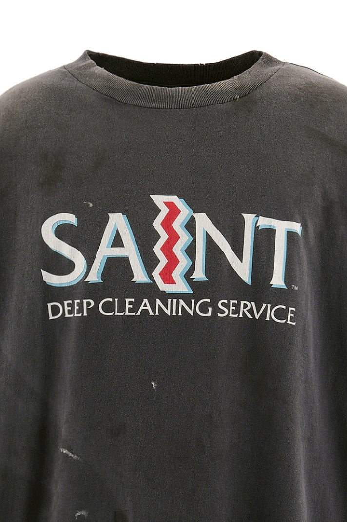 SS T-SHIRT/SAINT / BLK