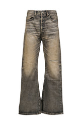 JAPANESE USED DENIM LOOSE FLARED FIT / BLK 