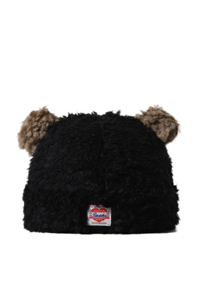 BEAR BEANIE / BLK×BRW