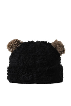 BEAR BEANIE / BLK×BRW