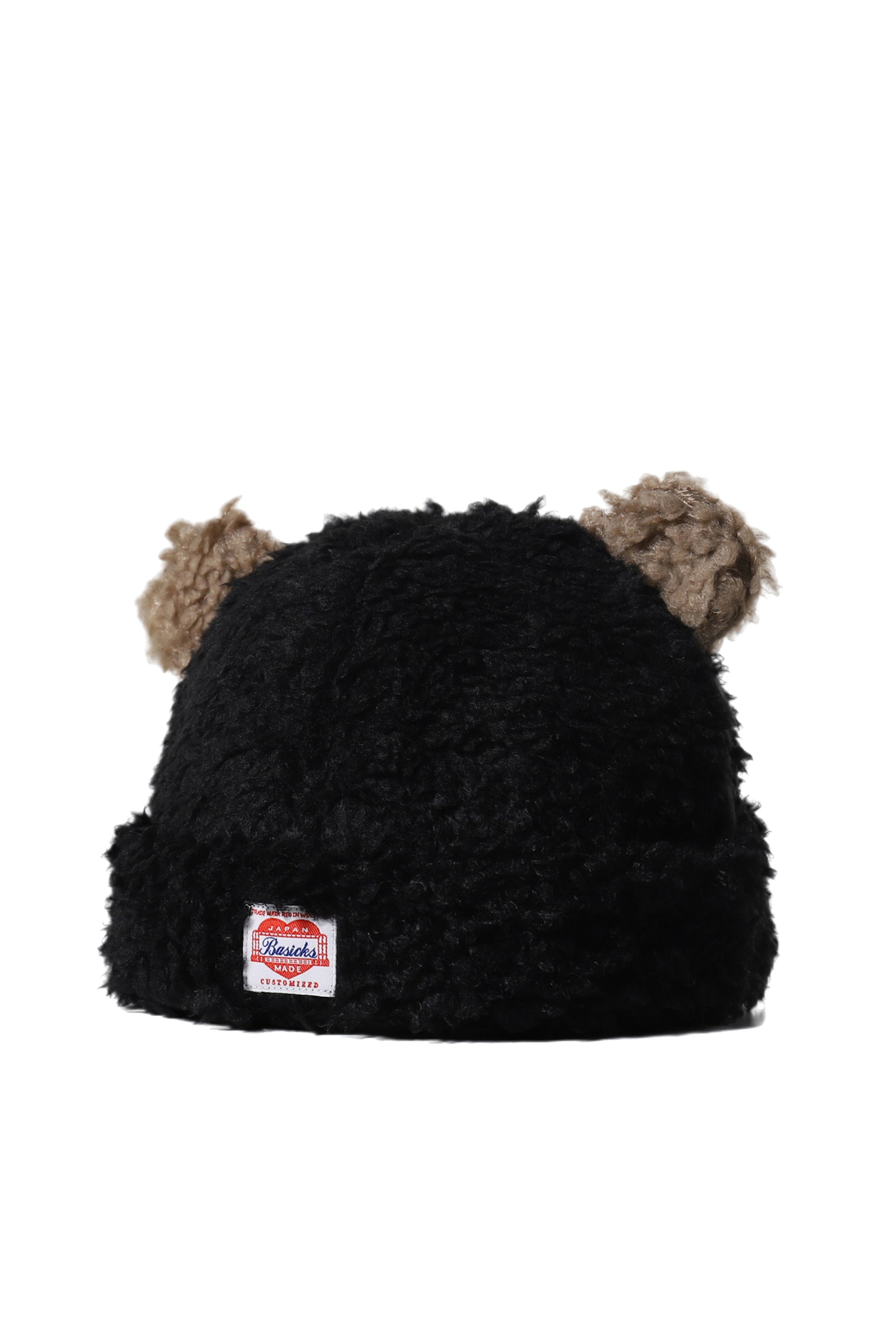 BEAR BEANIE / BLK×BRW