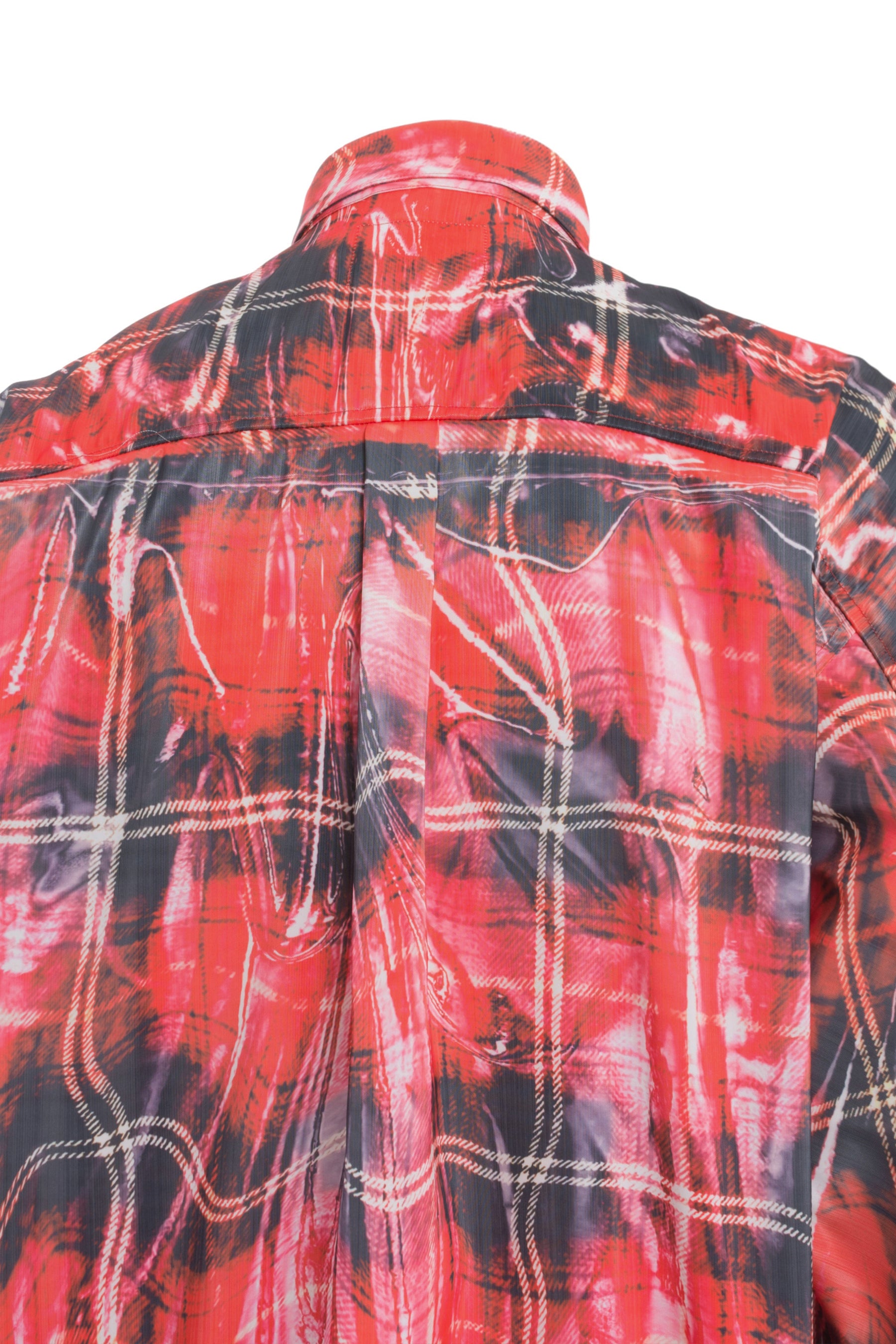 MIRAGE PRINTED CHECKED SHIRT / RED