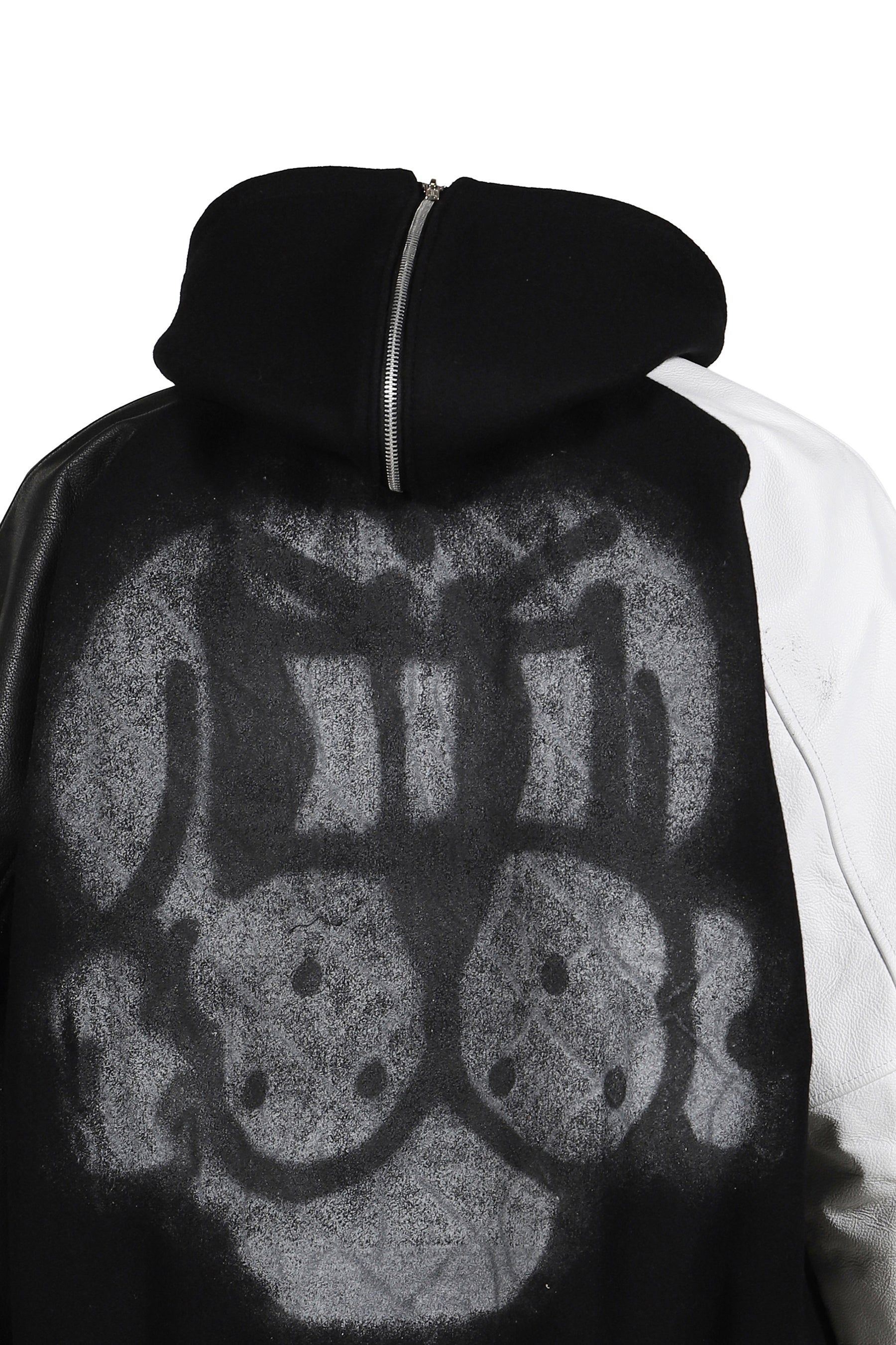 `GLOBAL GAME'LETTERMAN JACKET / BLK