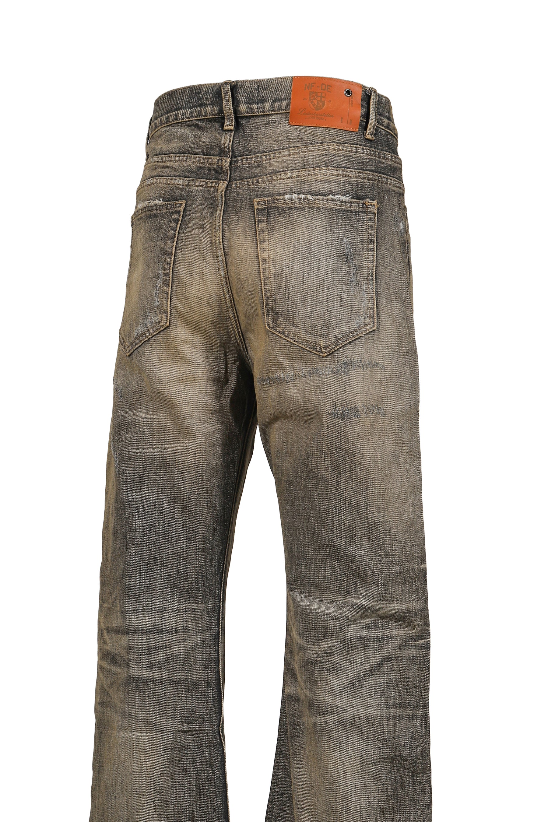 JAPANESE USED DENIM LOOSE FLARED FIT / BLK 