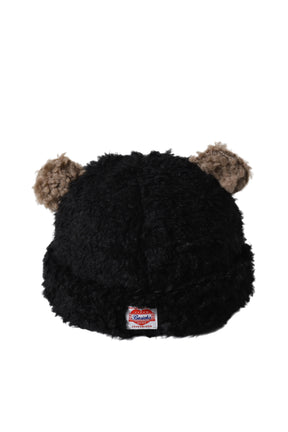 BEAR BEANIE / BLK×BRW