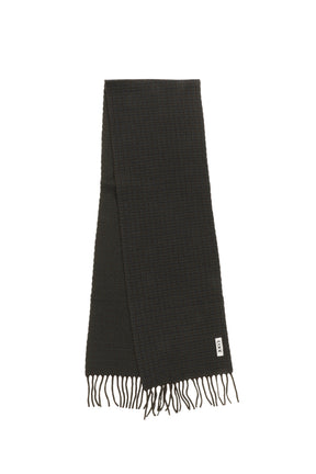 MERINO WOOL GUNCLUB CHECK MUFFLER / KHA BRW