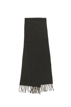 MERINO WOOL GUNCLUB CHECK MUFFLER / KHA BRW