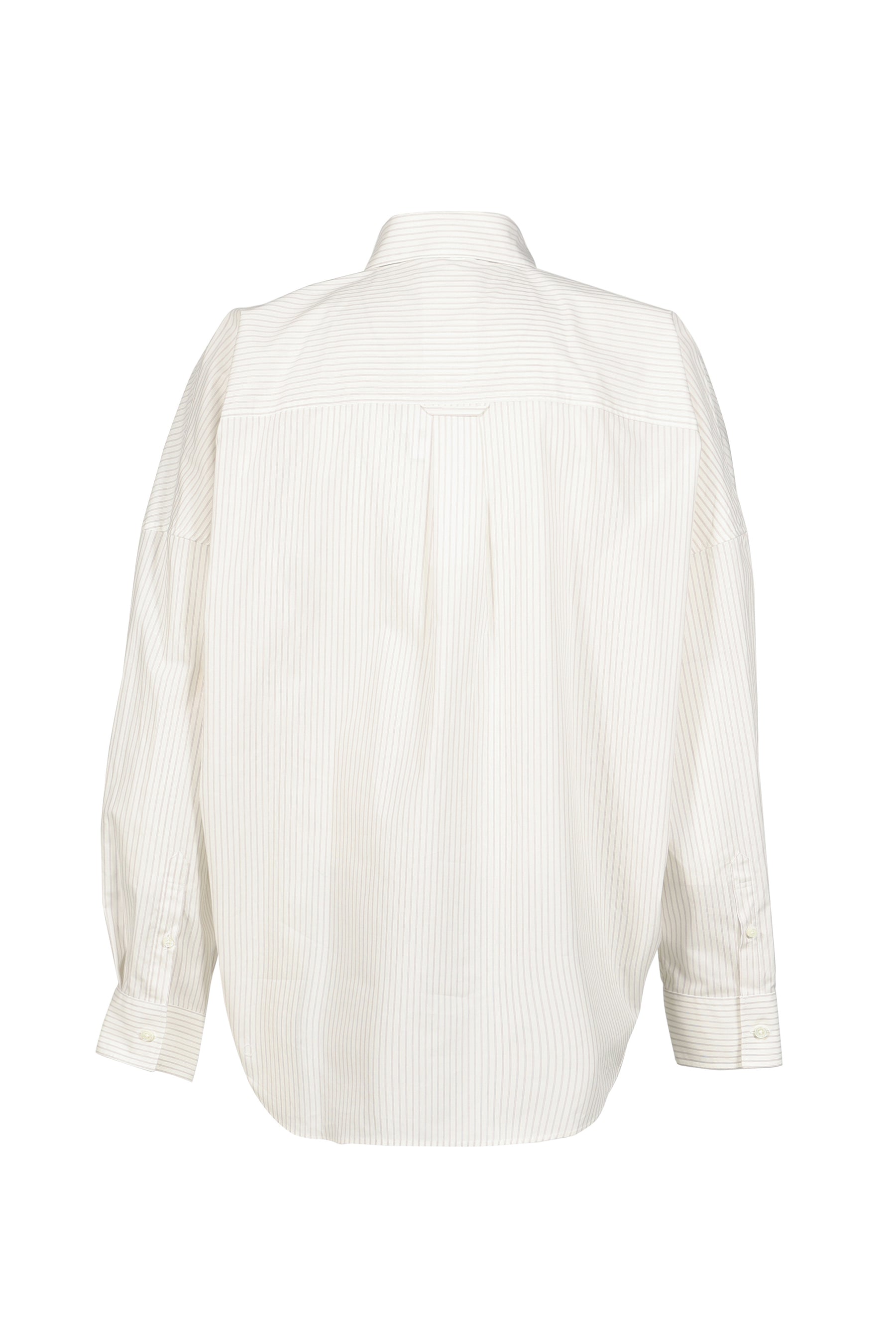 TROMPE L’OEIL TIE EMBROIDERY SHIRT / WHT/RED