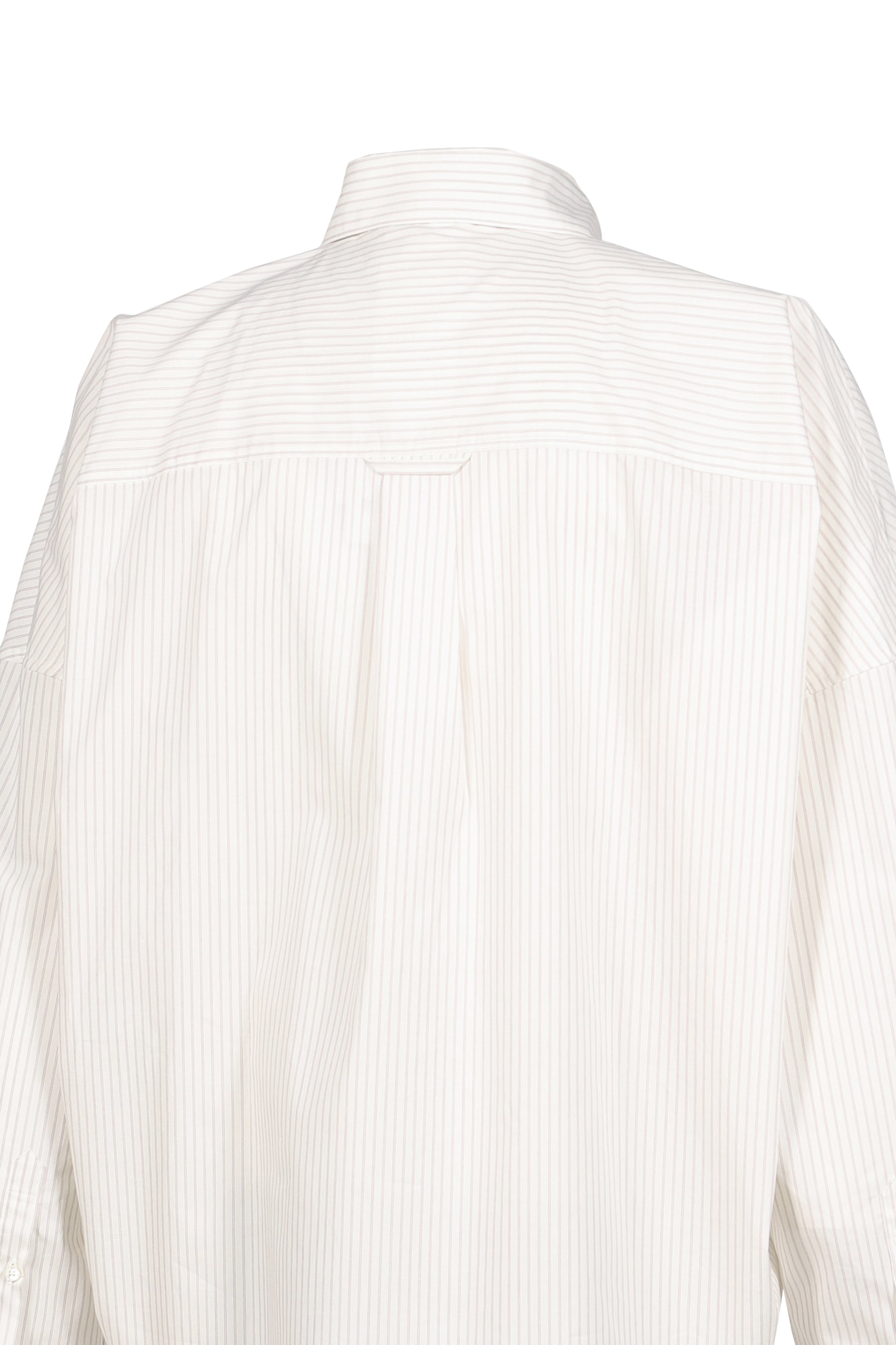 TROMPE L’OEIL TIE EMBROIDERY SHIRT / WHT/RED
