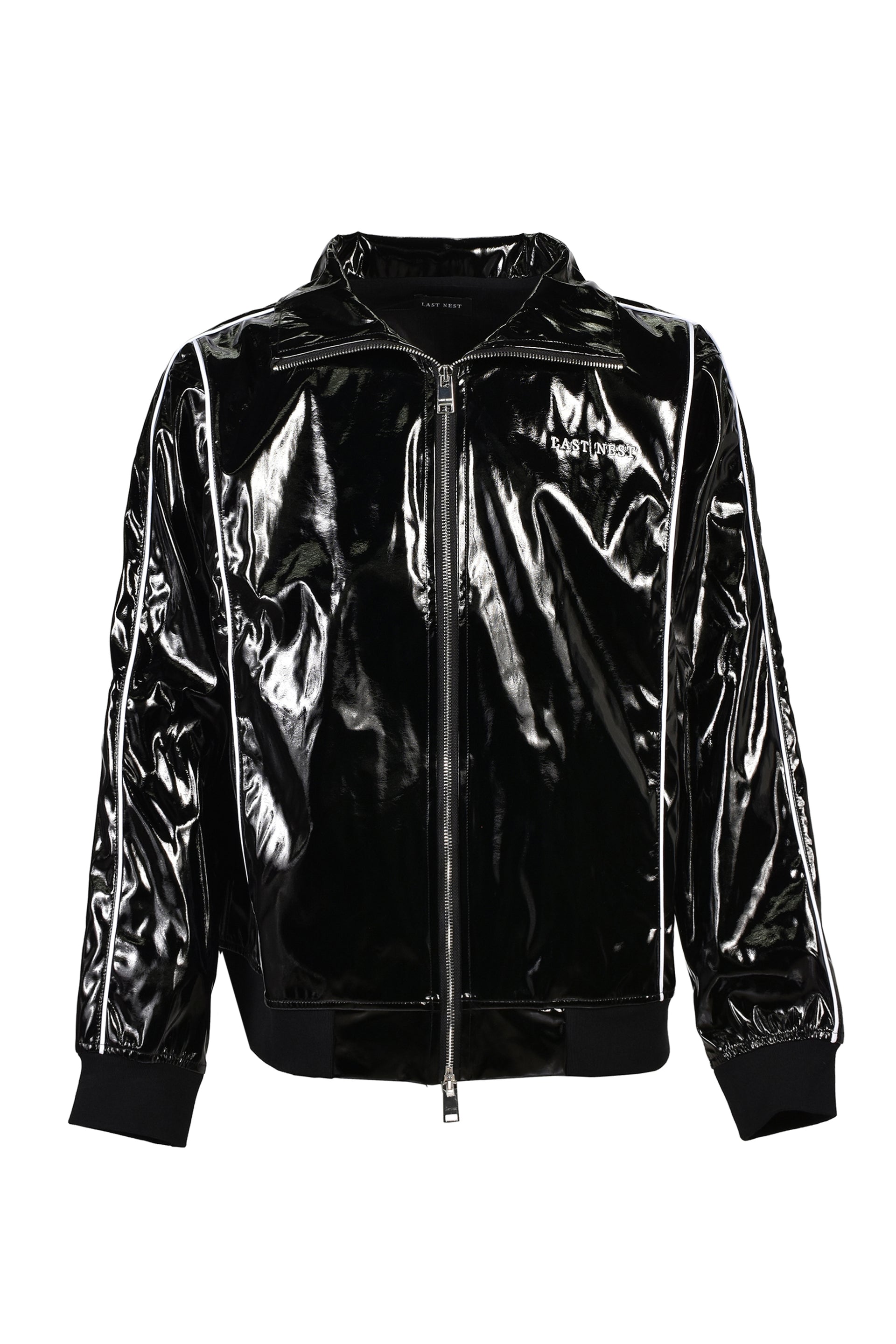 PATENT TRACK JACKET / BLK