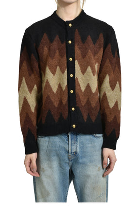 DEGRADE JACQUARD CARDIGAN / BRW BEI 
