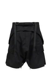 WIDE SHAPED SKIRT / BLK