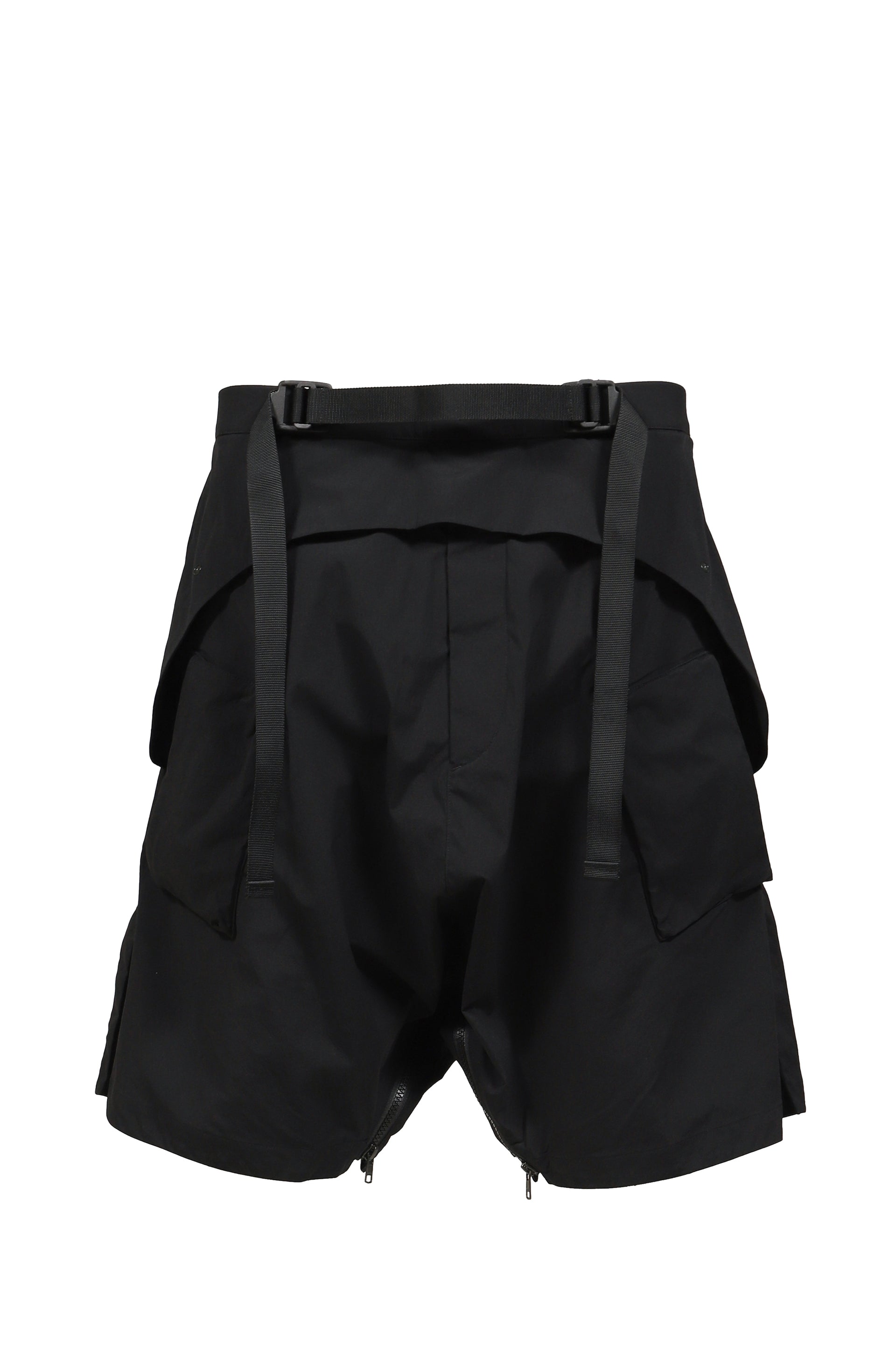 WIDE SHAPED SKIRT / BLK