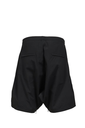 WIDE SHAPED SKIRT / BLK