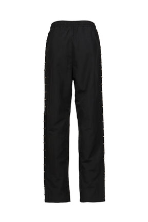 TRIPLE LINE STUD TRACK PANTS / BLK