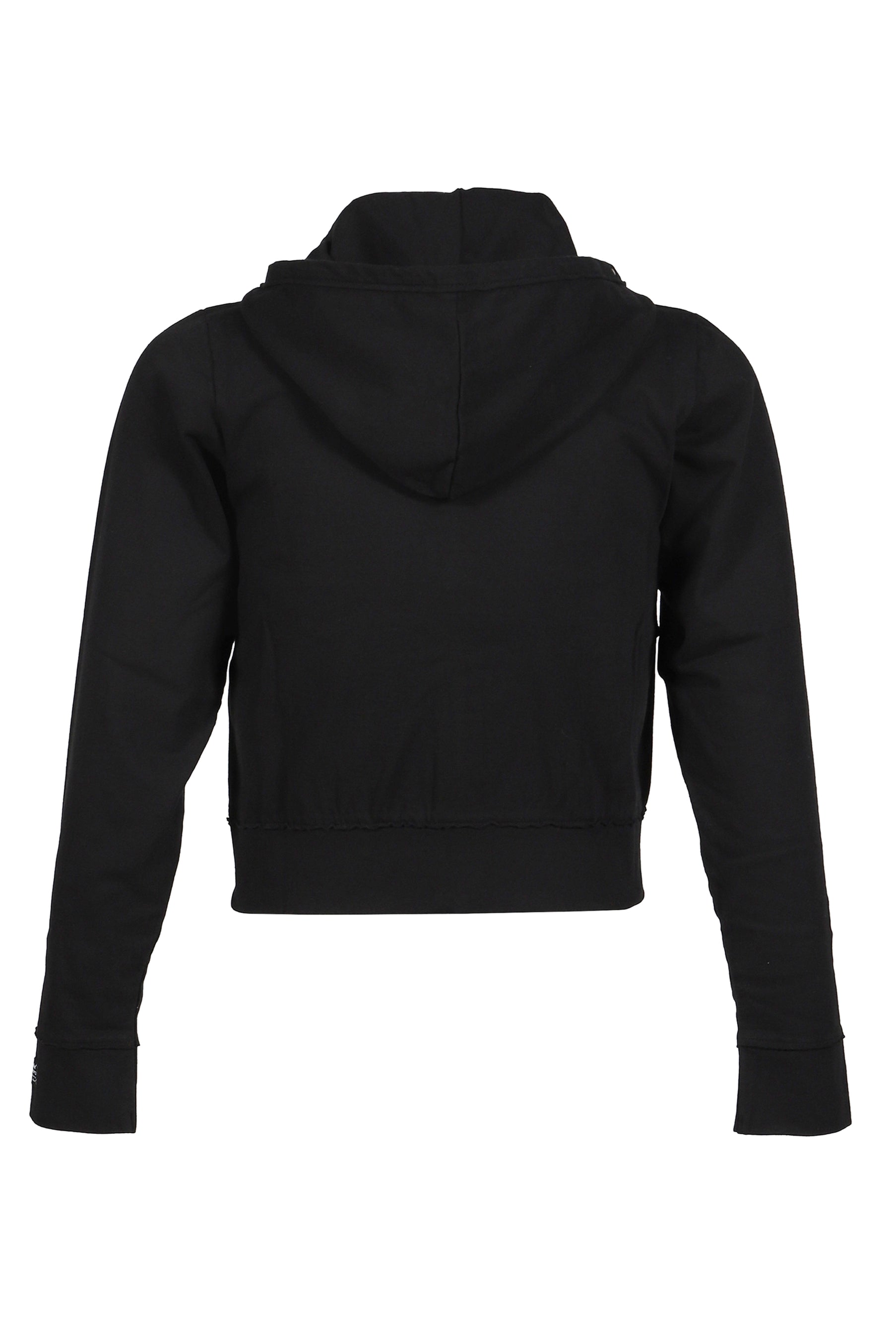 CAPPY STUD HOODIE ZIP-UP / BLK 