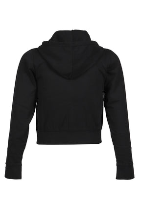 CAPPY STUD HOODIE ZIP-UP / BLK 