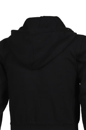 CAPPY STUD HOODIE ZIP-UP / BLK 