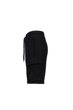 COTTON DIAGONAL FLEECE CARGO SB / BLK