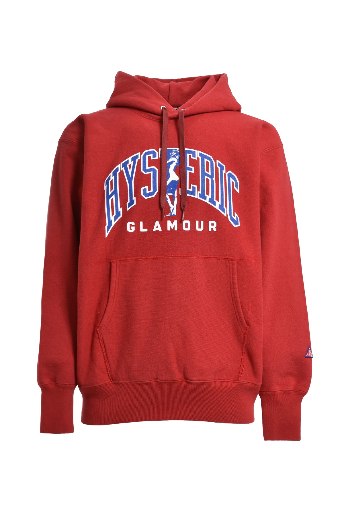 HYSTERIC GLAMOUR HYSTERIC GIRL HEAVYWEIGHT HOODIE / RED