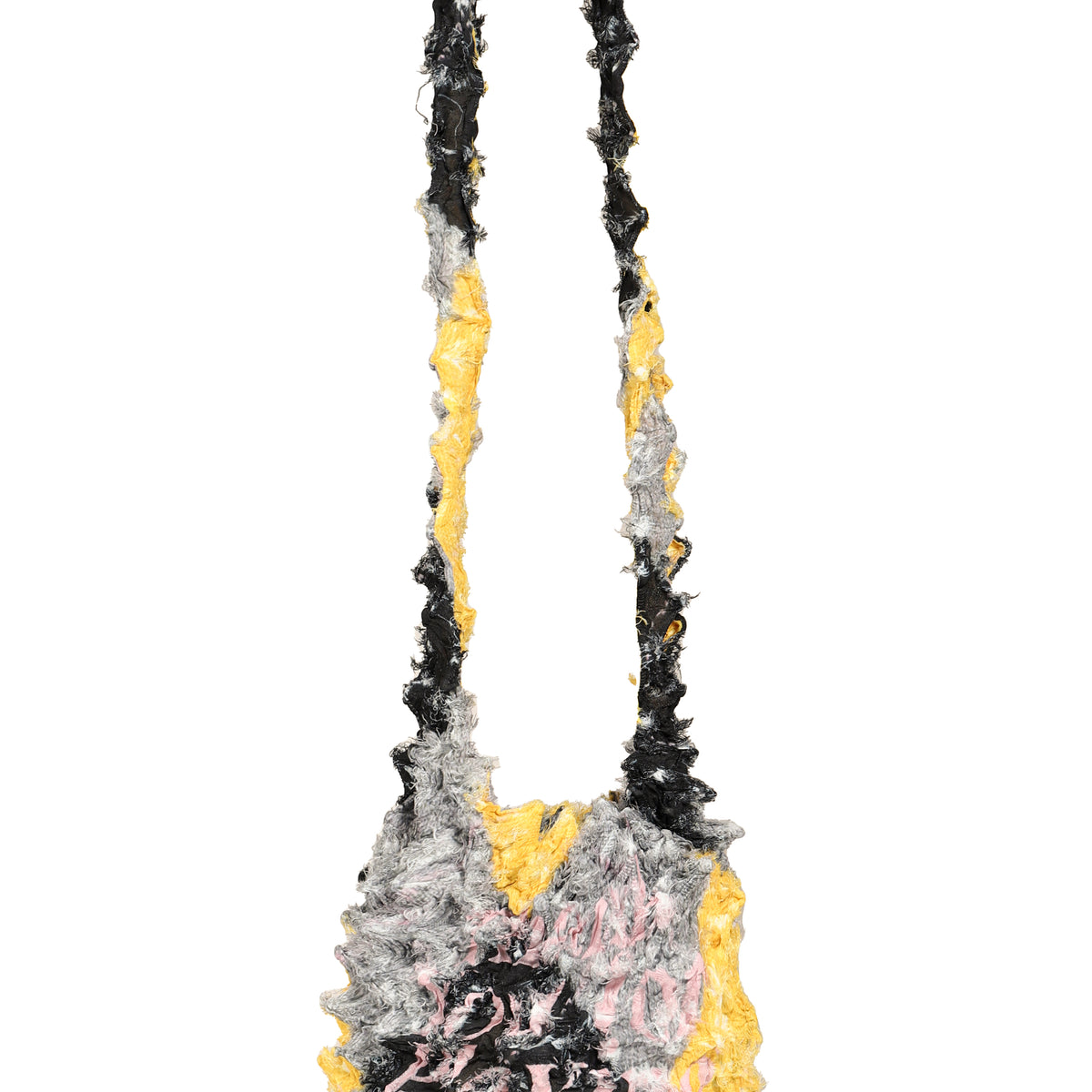 MASU FW26 SPIKY DIAMOND BAG / LEMON - NUBIAN