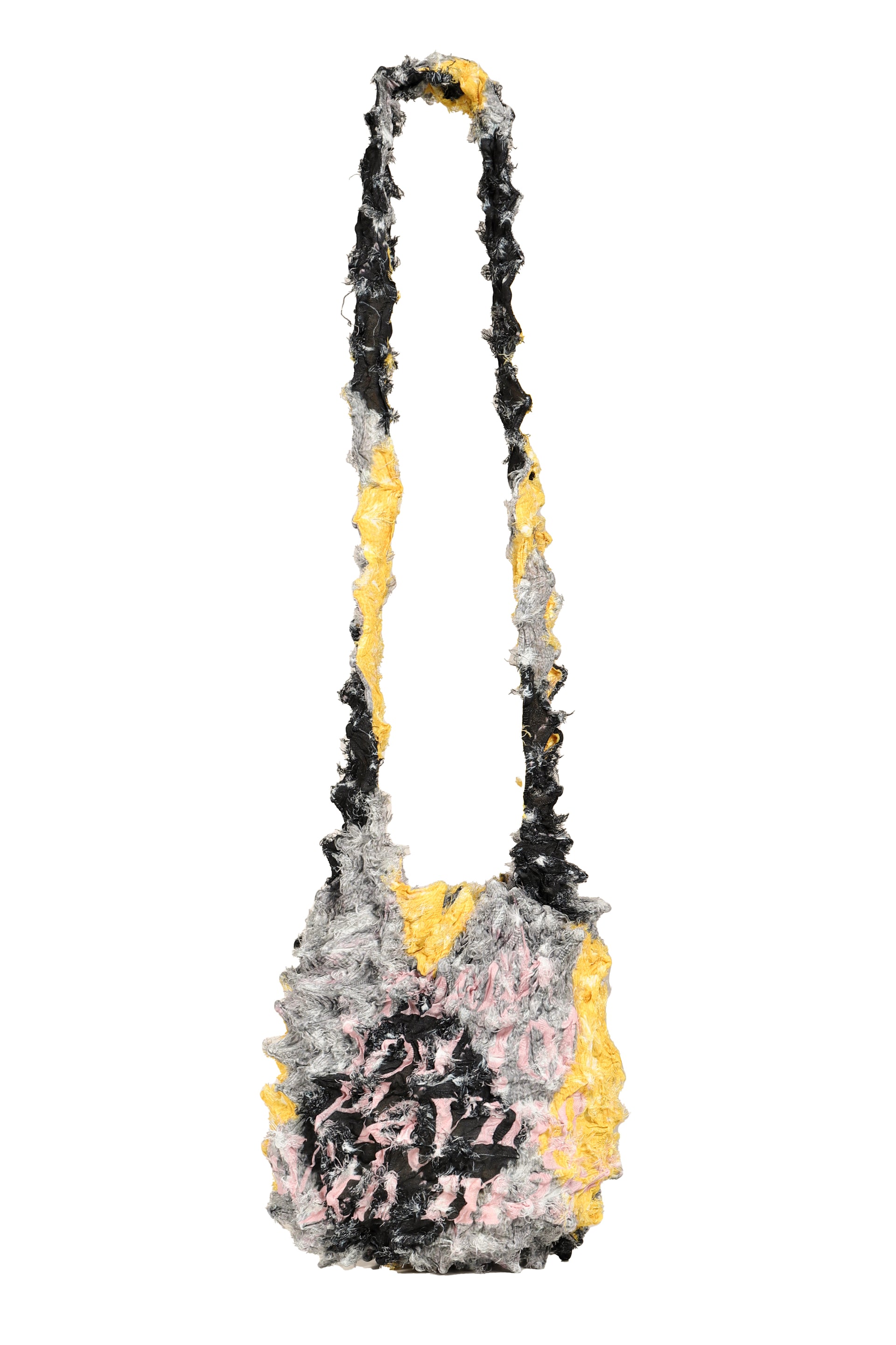 SPIKY DIAMOND BAG / LEMON