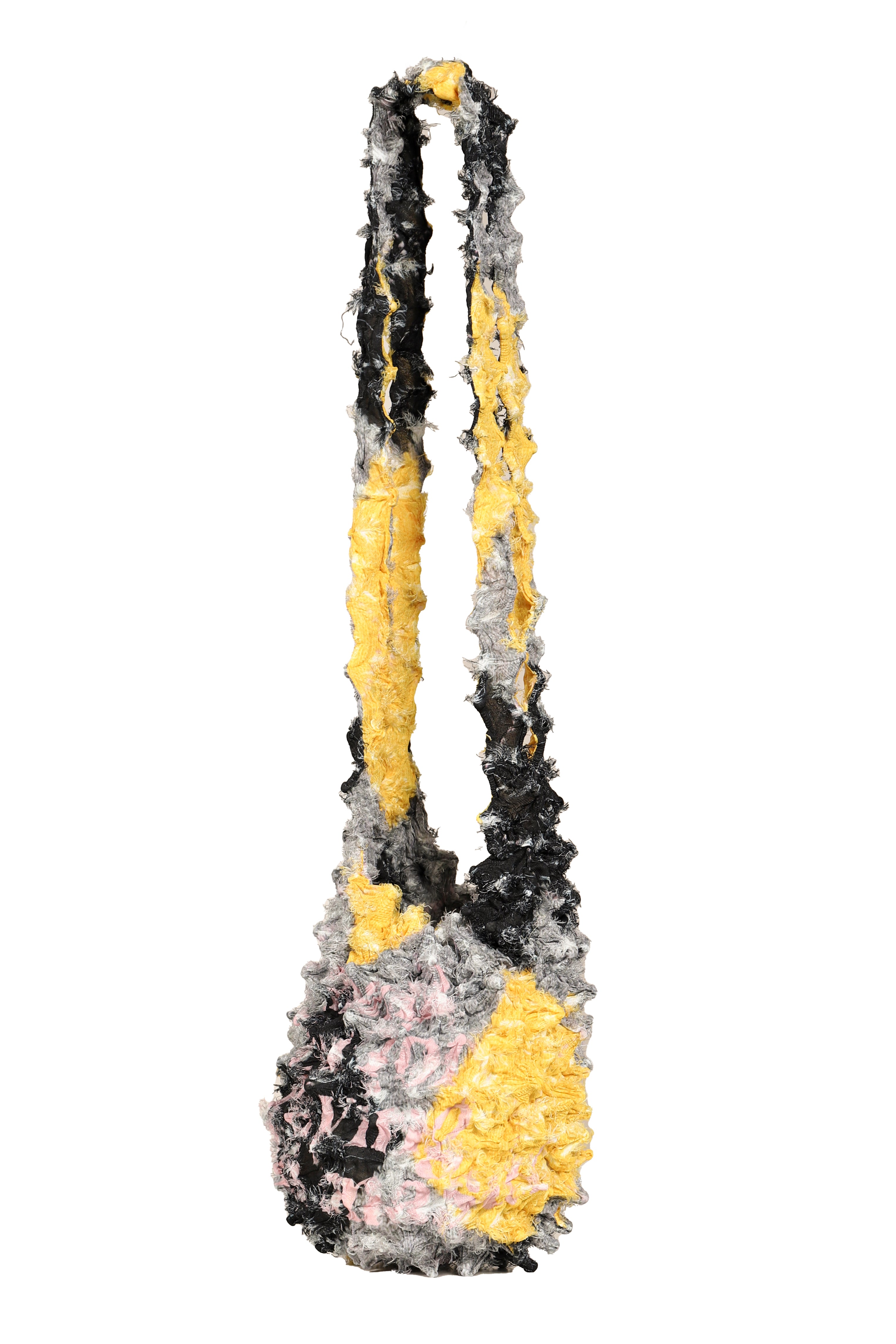 MASU FW26 SPIKY DIAMOND BAG / LEMON - NUBIAN