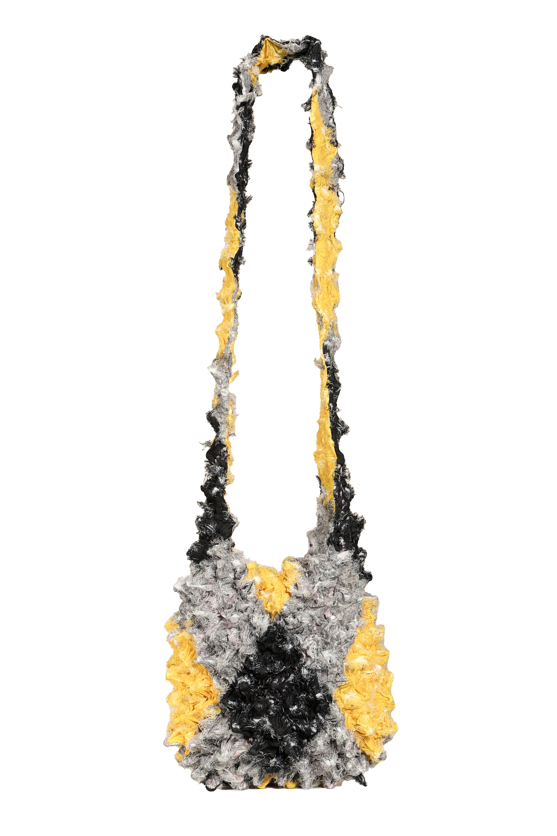 SPIKY DIAMOND BAG / LEMON