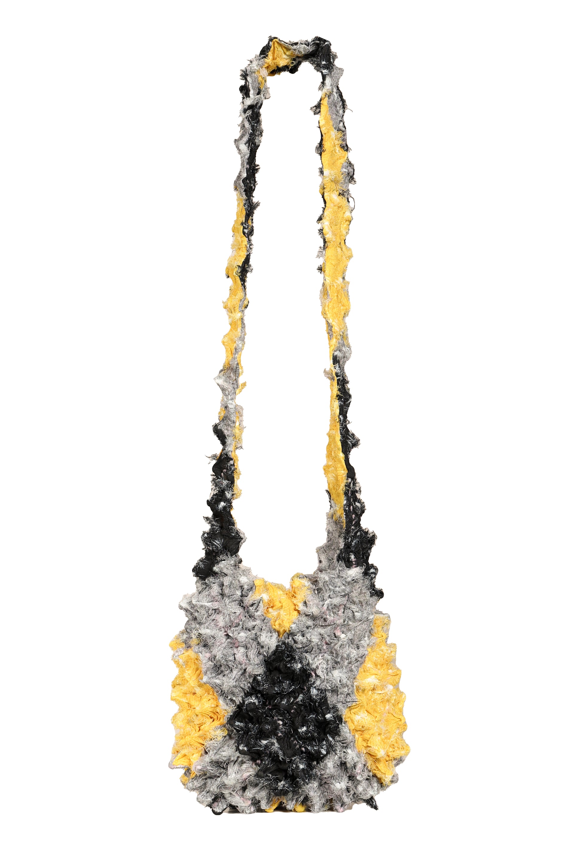 SPIKY DIAMOND BAG / LEMON